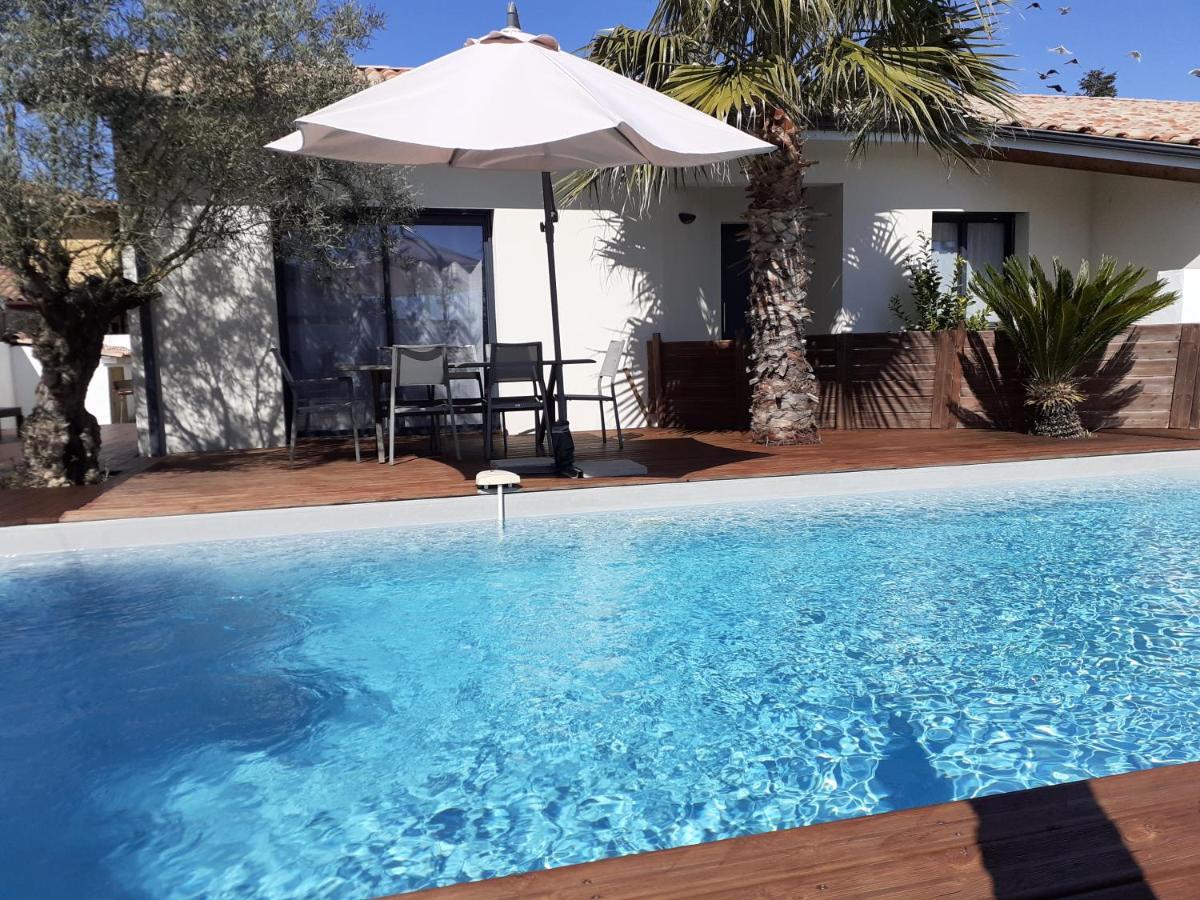 Neuve 115m2 ,tout Confort Avec Piscine Chauffee-jardinet Bassin Arcachon Villa
