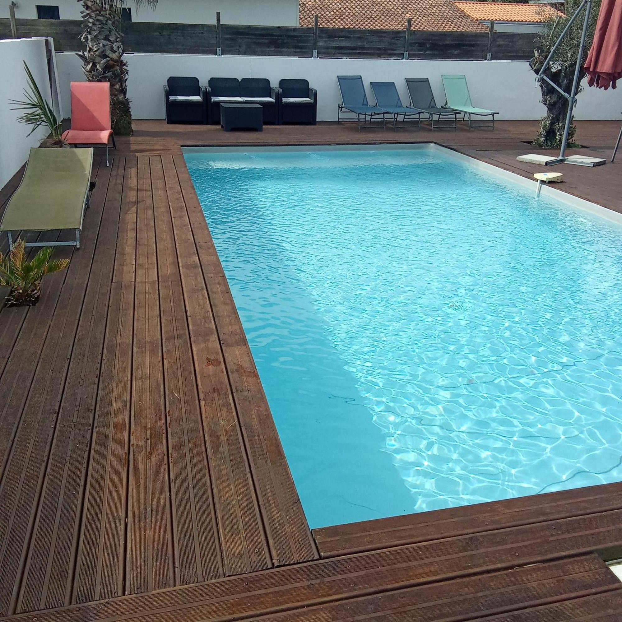 Neuve 115m2 ,tout Confort Avec Piscine Chauffée-jardinet Bassin Arcachon Villa Gujan-Mestras