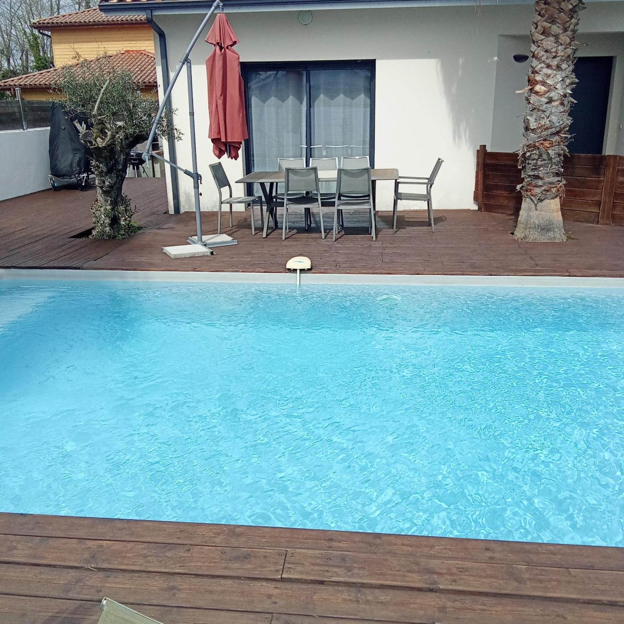 Neuve 115m2 ,tout Confort Avec Piscine Chauffee-jardinet Bassin Arcachon * Gujan-Mestras